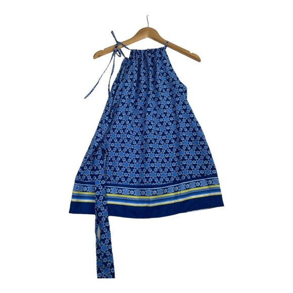 New‎ New York & Company Elastic Waist Top size Small Blue - Picture 5 of 7